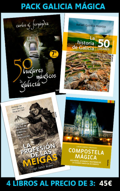 Oferta de pack de libros sobre Galicia