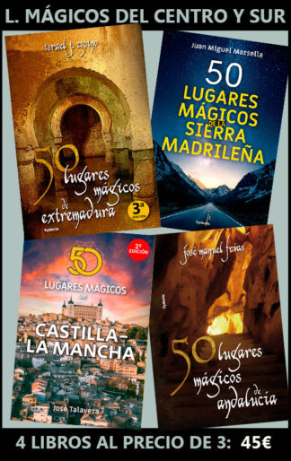 4 LIBROS DE LA COLECCIÓN 50 LUGARES MÁGICOS