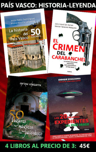 Pack de libros "País Vasco, historia, leyendas, enigmas